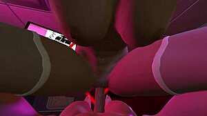 Cyberpunk whore gets horny in 3D SFM animation compilation!