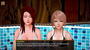 My new family explores big tits adventures