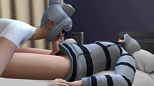 prison school hospital scene in hentai anime