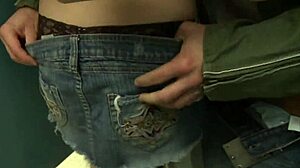 Blonde cutie gets her wet pussy pounded in bathroom