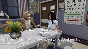 prison school hospital scene in hentai anime