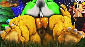 Moonwulf的狂野毛茸茸群交动画让我大开眼界