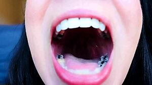 curious about mouth play in this unique fetish clip