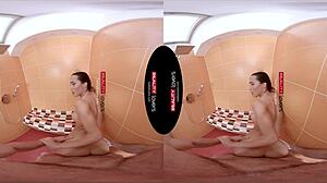 realitylovers shower allurement with anna in pool pov scene