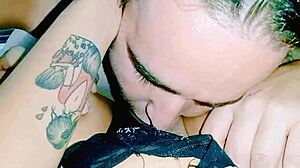 Found her with bare breasts and recorded without her noticing. What a view!