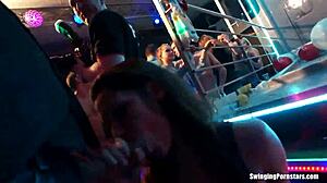 Club Slags Fucking Hard in Wild Night Orgy