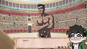 Roman gladiator hunks fight for freedom and engage in gay sex in this yaoi episode