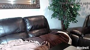 maxine's huge ass teasing leads to squirting in live show