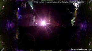 Samantha Saint Behind The Scenes: Big Tits, Ripped Clothes, Pussy, Shower Bathing