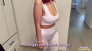 sportsgirl likabusy too focused to notice my cock slipping in