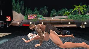 Second Life - Russian Sexy Teen 18+ Loves Big Cock