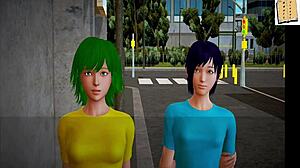 my new family 195 - redhead teen 18+ explores big tits and ass in erotic 3d game