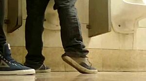 i can't believe how intense gay sex feels in this toilet