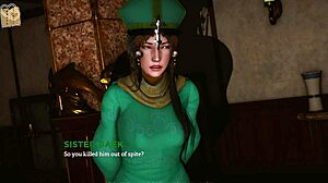 Curvy 3D Anime Babe Rocks Sexy Outfit in Game