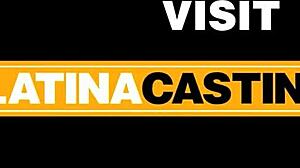 Latina girlfriend cheats, rides producer's big dick in POV 😏