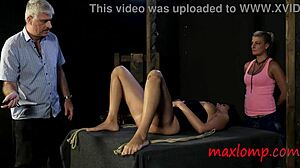 Blonde milf whips pussy hard.