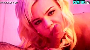 blonde tranny sucks cock pov, so hot! 🔥