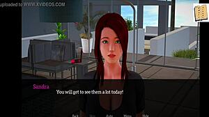 my new family 195 - redhead teen 18+ explores big tits and ass in erotic 3d game