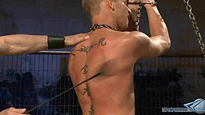 Gay Guy Does Blowjob and Gets Fucked Hard in BDSM Group!