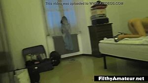 Real amateur teens participate in group activities at home