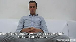 Czech Gay Martin 3478 Sucks Cock in Raw Casting