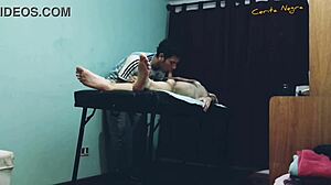 Amateur gay massage leads to happy ending in two parts