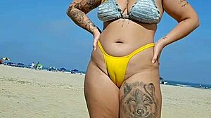 He asked for a daring favor on the beach today