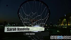 Spizoo star Sarah Vandella handles big black cock with huge boobs and booty