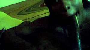 Ebony Woman Sucking Big Black Cock With Passionate Blowjob