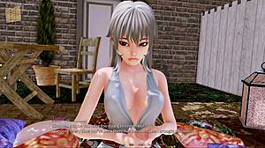 Harem Hotel 406 showcases curvy anime babe in action