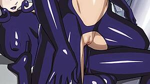 Gooey Futanari Creampie in Wild Hentai Action