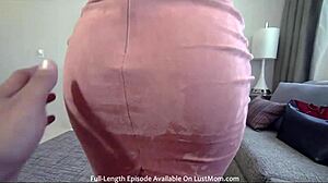 Hot Mommy Helps Stepson with Thigh Job and Anal Assfucking