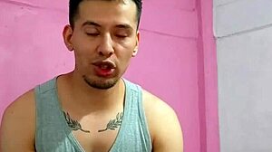 Plumber nails me in backyard with his huge curved cock