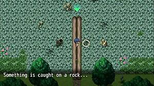 Tanned Natsuki’s Huge Boobs Massaged in Hentai Game