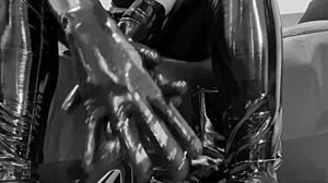fetish boots, high heels, latex gloves... shiny leggings drivin’ me crazy
