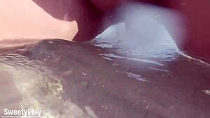 shaved wife pees openly on public beach, so daring