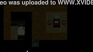 Tanned Girl Natsuki in Hentai Game Ep 13 Gets Massive Tits Covered in Cum