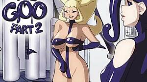Gooey Futanari Creampie in Wild Hentai Action