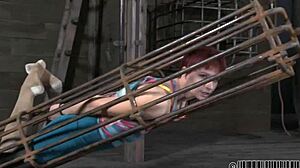 Latex couple dives into sadomasochism with intense spanking and sucking