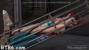 Latex couple dives into sadomasochism with intense spanking and sucking