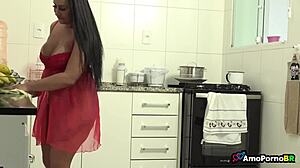 In quarantine, I fucked my friend's hot milf stepmom with anal