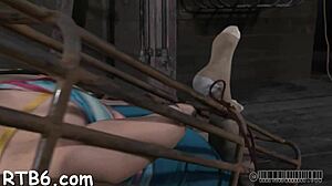 Latex couple dives into sadomasochism with intense spanking and sucking