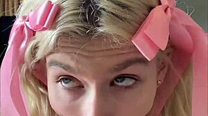 Emma Rosie picks up a guy for a hot blowjob hookup, ending with a facial.