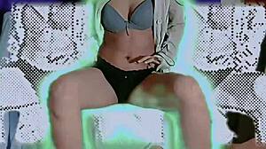 solo sexy dance in the room