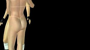 two cute girls kissing and rubbing pussy in 3d anime