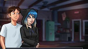 summertime saga episode 163 in cartoon anime style