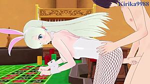 Diane And Elizabeth Liones In Bunny Girl Intense Sex!