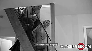 Helena Moeller, the blonde German babe, gets drilled deep in hardcore sex