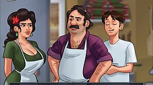 summertime saga episode 163 in cartoon anime style