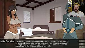 korra turns into a furry cummy bender